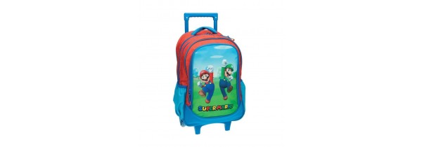 Gim Trolley Super Mario School Bag 46cm (313-00074) Backpacks Τεχνολογια - Πληροφορική e-rainbow.gr