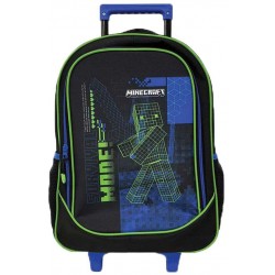 Gim Trolley Minecraft Survival School Bag 46cm (316-00074) Backpacks Τεχνολογια - Πληροφορική e-rainbow.gr