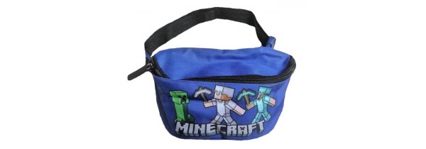 Τσαντάκι μέσης Minecraft Faro beltbag 22 cm Μπλέ (54959) Backpacks Τεχνολογια - Πληροφορική e-rainbow.gr