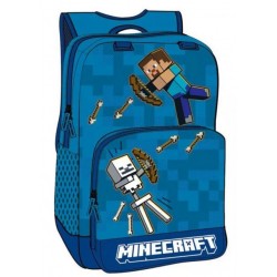 Minecraft School Bag Blue 35cm. (54953) Backpacks Τεχνολογια - Πληροφορική e-rainbow.gr