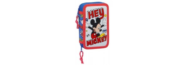 Safta Disney Mickey Pencilcase 2 levels (412014854) Backpacks Τεχνολογια - Πληροφορική e-rainbow.gr