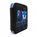 GIM Sonic the Hedgehog Pencil Case Filled Double-decker (334-81100) School accessories Τεχνολογια - Πληροφορική e-rainbow.gr