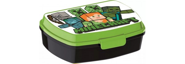 Minecraft  Black-Green Lunch box (40474) Backpacks Τεχνολογια - Πληροφορική e-rainbow.gr