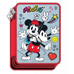 Gim Disney Minnie-Mickey Pencilcase 2 Επίπεδα- Filled (340-43100)  Τεχνολογια - Πληροφορική e-rainbow.gr