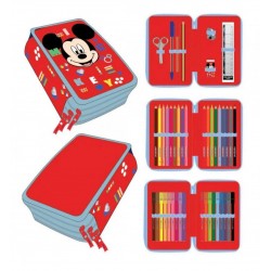 Cerda Disney Mickey Pencilcase 3 Levels Filled (2700000396) School accessories Τεχνολογια - Πληροφορική e-rainbow.gr