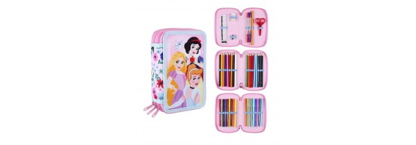 Cerda Disney Princess Pencilcase 3 Levels Filled (2700000401) School accessories Τεχνολογια - Πληροφορική e-rainbow.gr