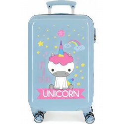 Roll Road suitcase Unicorn 34 liters (441347) - blue/pink Ειδή ταξιδίου & κάμπινγκ Τεχνολογια - Πληροφορική e-rainbow.gr