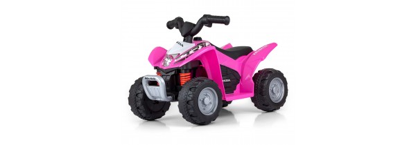 Quad HONDA ATV Pink battery-powered vehicle Milly Mally Electric Vehicles Τεχνολογια - Πληροφορική e-rainbow.gr