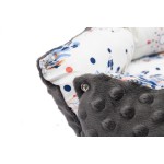 Baby Nest Sensillo 80*45 cm 100% Cotton Fabric Minky Dream Catchers Graphite BABY CARE Τεχνολογια - Πληροφορική e-rainbow.gr