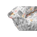 Baby Nest Sensillo 80*45 cm 100% Cotton Fabric Minky Hedgehogs Grey BABY CARE Τεχνολογια - Πληροφορική e-rainbow.gr