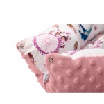Baby Nest Sensillo 80*45 cm 100% Cotton Fabric Minky Birds Pink BABY CARE Τεχνολογια - Πληροφορική e-rainbow.gr