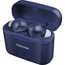TOSHIBA AUDIO TRUE WIRELESS EARBUDS WITH TOUCH CONTROL & Qi CHARGING BLUE - RZE-BT750E-BLU Bluetooth Τεχνολογια - Πληροφορική e-rainbow.gr