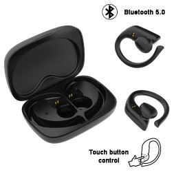 Lamtech Bluetooth 5.0 earbuds with charging dock – black (LAM021820) Bluetooth Τεχνολογια - Πληροφορική e-rainbow.gr