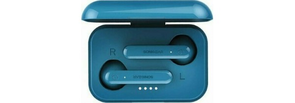 Ασύρματα Ακουστικά Sonic Gear TWS 3+ Bluetooth - Blue TWS3+DB Bluetooth Τεχνολογια - Πληροφορική e-rainbow.gr
