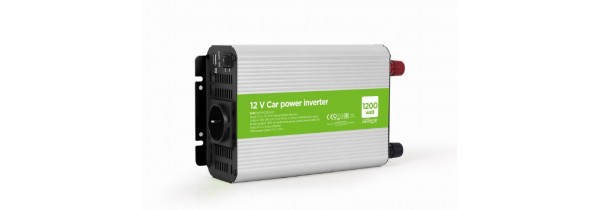Car power Inverter Energenie 12V 1200W (EG-PWC1200-01) CONNECTIVITY Τεχνολογια - Πληροφορική e-rainbow.gr