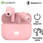 LAMTECH BLUETOOTH 5.0 TWS EARPHONES WITH CHARGING DOCK PINK - LAM112839 Bluetooth Τεχνολογια - Πληροφορική e-rainbow.gr