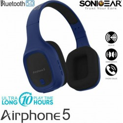 Sonic Gear Airphone 5 Bluetooth Headset 5.0 (AP5BDB) - blue ΑΚΟΥΣΤΙΚΑ  Τεχνολογια - Πληροφορική e-rainbow.gr
