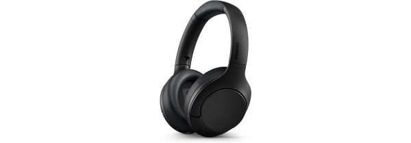 Philips Audio ANC Over Ear Bluetooth Headphones – Black (TAH8506BK) HEADPHONE Τεχνολογια - Πληροφορική e-rainbow.gr