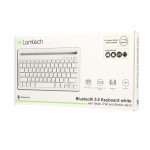 Lamtech BT 5.0 Keyboard With Ipad & Mobile Stand (LAM022117) - White ΠΛΗΚΤΡΟΛΟΓΙΑ Τεχνολογια - Πληροφορική e-rainbow.gr