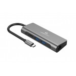 Cablexpert USB Type-C 5 IN 1 Multiport Adapter (hub+hdmi+pd+card reader+lan) - A-CM-COMBO5-01 ΚΑΛΩΔΙΑ / SPLITTERS /SWITCHES Τεχνολογια - Πληροφορική e-rainbow.gr