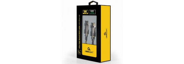 CABLEXPERT Ultra High speed HDMI cable with Ethernet, 8K (CCBP-HDMI8K-2M) CABLES / SPLITTERS / SWITCHES Τεχνολογια - Πληροφορική e-rainbow.gr