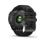 Garmin Fenix 6 Sapphire 47mm Carbon DLC with Black Band (010-02158-11) Smart Watches Τεχνολογια - Πληροφορική e-rainbow.gr