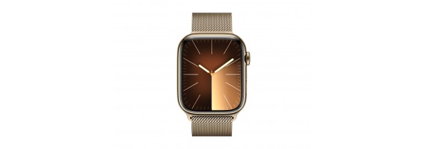 Apple Watch S9 stainless steel Cellular 45mm Gold (milanaise gold) Smart Watches Τεχνολογια - Πληροφορική e-rainbow.gr
