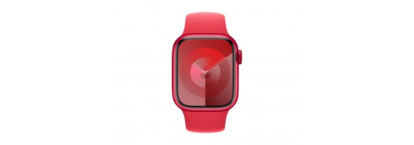 Apple Watch S9 Aluminium Cellular 41mm Red (Sportarmband Red) S/M Smart Watches Τεχνολογια - Πληροφορική e-rainbow.gr