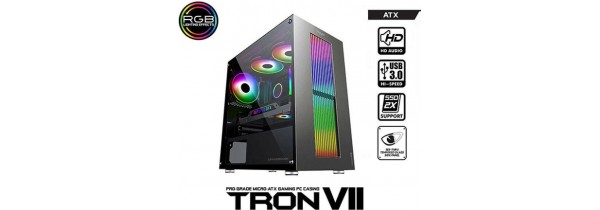 Κουτί Gaming ARMAGGEDDON GAMING CASE TRON VII BLACK - TRONVIIB Desktop / Tower Τεχνολογια - Πληροφορική e-rainbow.gr