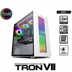 Κουτί Gaming ARMAGGEDDON GAMING CASE TRON VII WHITE - TRONVIIW Desktop / Tower Τεχνολογια - Πληροφορική e-rainbow.gr