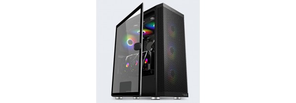 Gaming ARMAGGEDDON GAMING PC CASE TESSARAXX APEX 8 AIR E-ATX MESH DESIGN FRONT PANEL BLACK - APEX8AIRB Desktop / Tower Τεχνολογια - Πληροφορική e-rainbow.gr