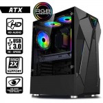 Gaming ARMAGGEDDON ATX RGB GAMING PC CASE TRON HOLO 5 BLACK - HOLO5B Desktop / Tower Τεχνολογια - Πληροφορική e-rainbow.gr