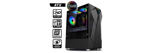 Κουτί Gaming ARMAGGEDDON ATX RGB GAMING PC CASE TRON HOLO 5 BLACK - HOLO5B Desktop / Tower Τεχνολογια - Πληροφορική e-rainbow.gr