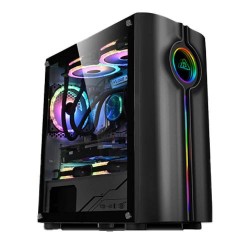Gaming ARMAGGEDDON PC CASE TRON HOLO 3 MATX BLACK - HOLO3B Desktop / Tower Τεχνολογια - Πληροφορική e-rainbow.gr