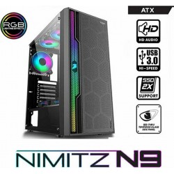 Κουτί Gaming ARMAGGEDDON EXCELLENT ATX GAMING CASE NIMITZ N9 BLACK Desktop / Tower Τεχνολογια - Πληροφορική e-rainbow.gr