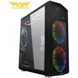 Gaming ARMAGGEDDON GAMING CASE T5X PRO II BLACK - T5XII Desktop / Tower Τεχνολογια - Πληροφορική e-rainbow.gr