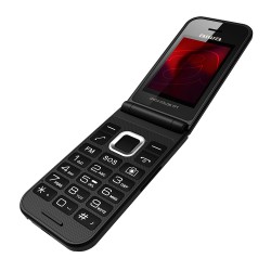 AIWA FP-24 clamshell flip-style dual – black (FP-24BKMKII) MOBILE PHONES Τεχνολογια - Πληροφορική e-rainbow.gr