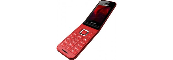AIWA FP-24 clamshell flip-style dual – Red (FP-24RD) MOBILE PHONES Τεχνολογια - Πληροφορική e-rainbow.gr