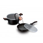 Berlinger Haus BH6790t - set of pots (2 parts) - Black COOKING TOOLS Τεχνολογια - Πληροφορική e-rainbow.gr