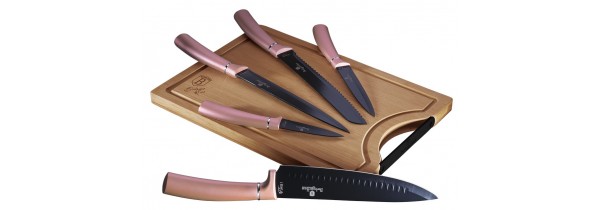 Berlinger Haus knife set with cutting board Rose (BH-2554) COOKING TOOLS Τεχνολογια - Πληροφορική e-rainbow.gr