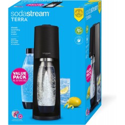 SodaStream Soda Maker Terra Valuepack – black (1012812310) ΔΙΑΦΟΡΑ Τεχνολογια - Πληροφορική e-rainbow.gr