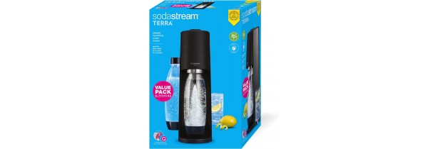 SodaStream Soda Maker Terra Valuepack – black (1012812310) VARIOUS Τεχνολογια - Πληροφορική e-rainbow.gr