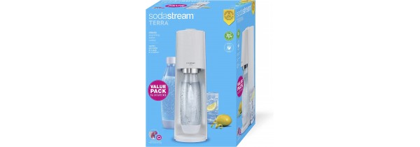 SodaStream Soda Maker Terra Valuepack – white (2270215) VARIOUS Τεχνολογια - Πληροφορική e-rainbow.gr