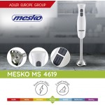 Mesko MS 4619 Hand Blender with Stainless Steel Rod 300W White Hand blender Τεχνολογια - Πληροφορική e-rainbow.gr