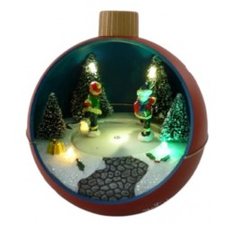 Christmas Ball 12 cm. 3D With landscape - 53346105 CHRISTMAS ITEMS Τεχνολογια - Πληροφορική e-rainbow.gr
