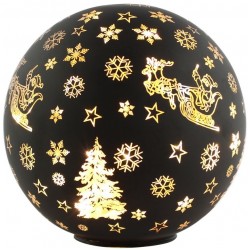 Christmas Ball 15 cm. With Designs & Led Light – 3024393 CHRISTMAS ITEMS Τεχνολογια - Πληροφορική e-rainbow.gr