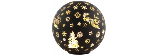 Christmas Ball 15 cm. With Designs & Led Light – 3024393 CHRISTMAS ITEMS Τεχνολογια - Πληροφορική e-rainbow.gr