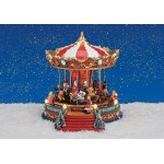 Christmas Caroussell With Lights & Music Polyresin 21x24x23cm – (10015483)  Τεχνολογια - Πληροφορική e-rainbow.gr
