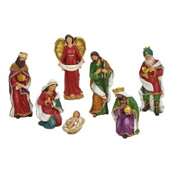 Christmas Nativity Set 7 pieces Polyresin 8-38cm. (10055194)  Τεχνολογια - Πληροφορική e-rainbow.gr