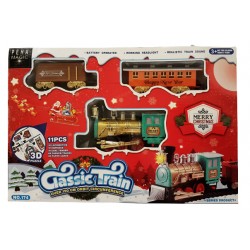 Christmas Train 34*23 cm. 11 pieces (910689) CHRISTMAS ITEMS Τεχνολογια - Πληροφορική e-rainbow.gr